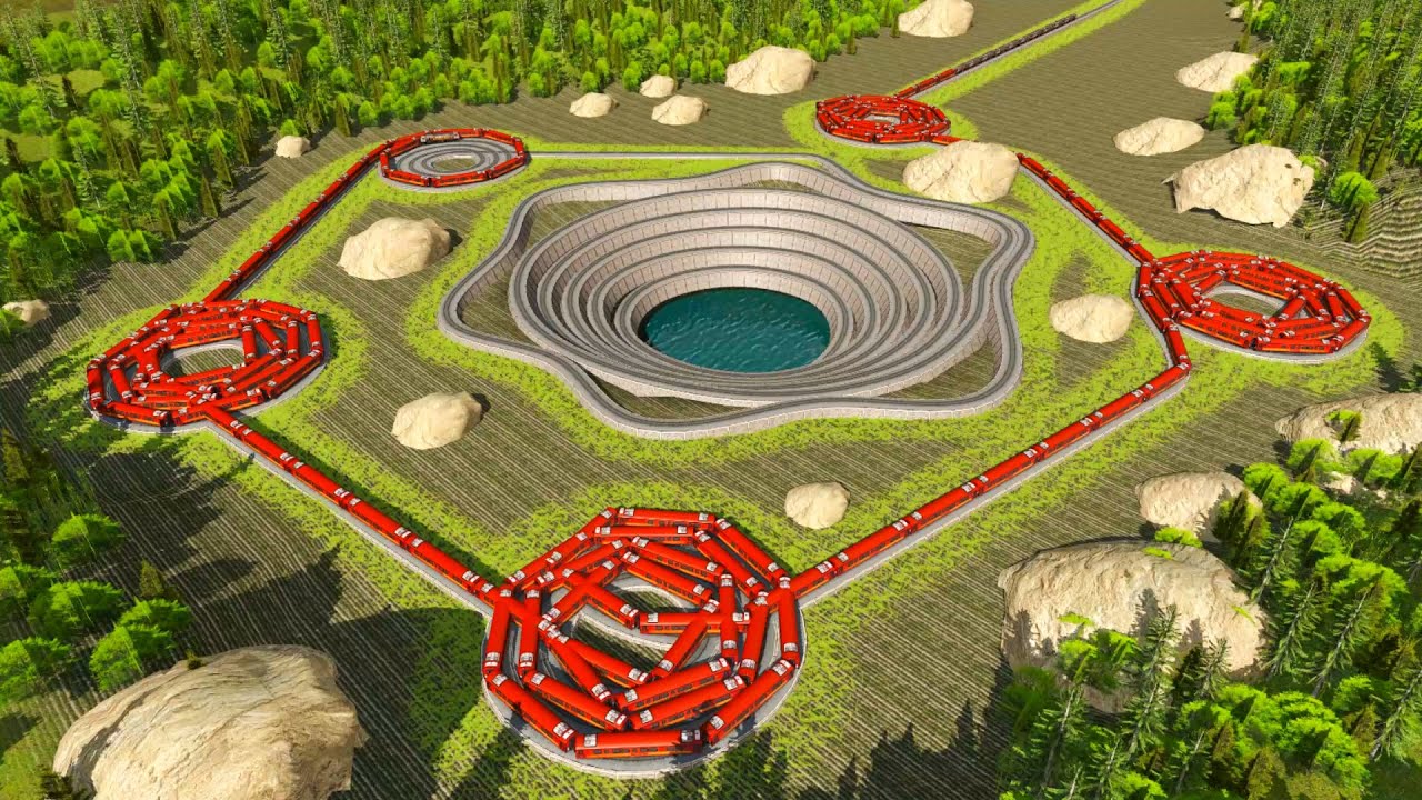 Strange Rails Unique & Extreme Railway Tracks Translucent To Earth🚦Underground Spiral ...