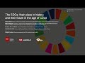 The SDGs: their place in history, and their future in the age of Covid