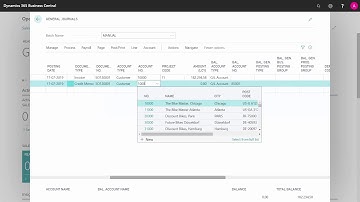 Opening Entries for Customers - Microsoft Dynamics 365 Business Central