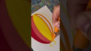 Immersive painting | balloons #Immersive painting #acrylic marker #painting #decompression #coloring