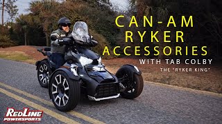 CANAM RYKER ACCESSORIES AND LUGGAGE OPTIONS