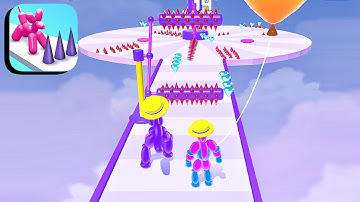 Balloon Pop Runner ​- All Levels Gameplay Android,ios (Levels 12-23)