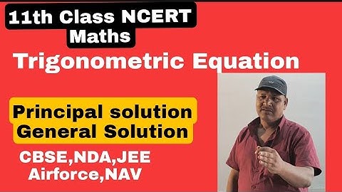 Chapter 3 Exercise 3.4( (Q1,Q2, Q3, Q4) Trigonometric functions Class 11 NCERT Maths.CBSE 11th Maths