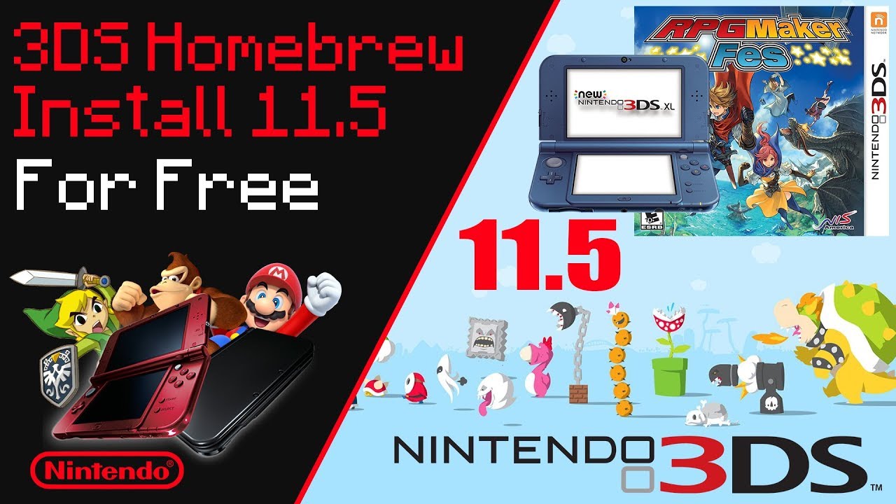 how to get homebrew 3ds 11.5