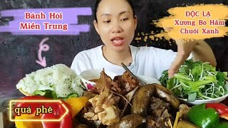 MUKBANG, ĐỘC LẠ ,Xưong Bò Hầm Chuối Xanh, MUKBANG, UNIQUE, สตูว์เนื้อกับกล้วยเขียว,Hoàng Anh family. by  Hoàng Anh family 300 views 3 weeks ago 10 minutes, 46 seconds