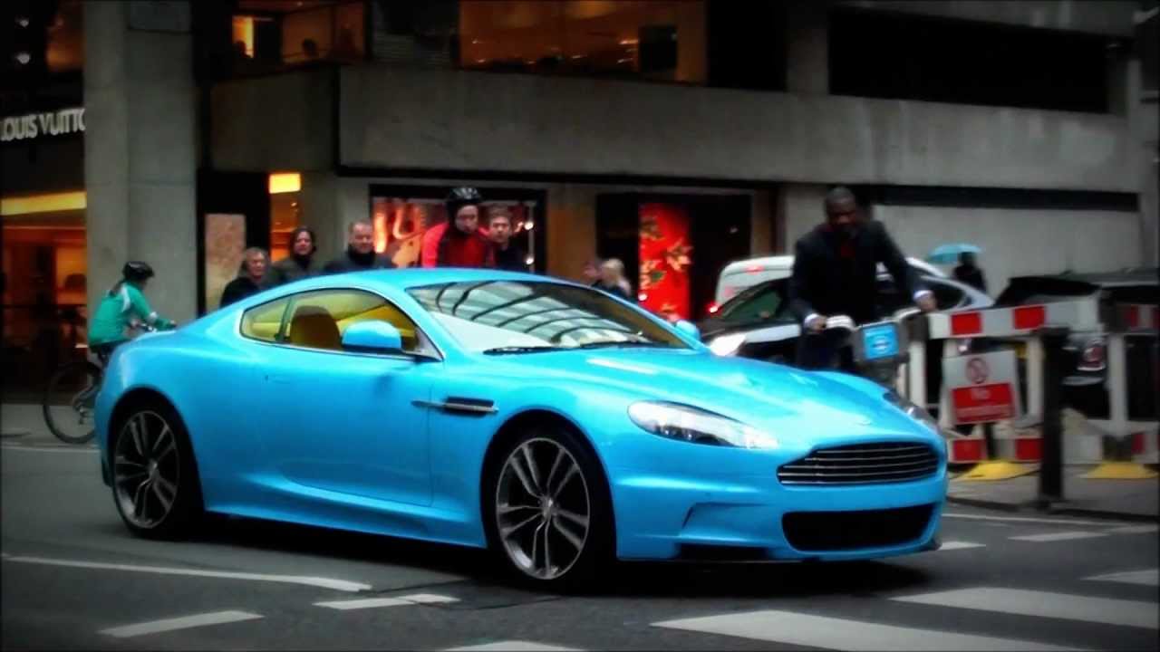 Video Baby Blue Arab Aston Martin Dbs In London Gtspirit