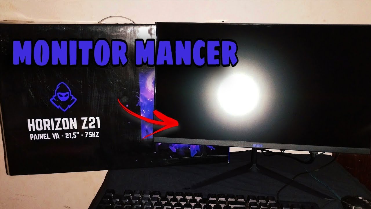 MONITOR MANCER HORIZON Z21, 21.45p VA, FULL HD, 1MS, 75hz, FREESYNC,VGA/HDMI, MCRHZN21BL1