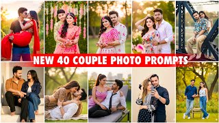 40 New Couple Photo Gemini Prompt | New Trending Couple AI Photo Editing | AI Photo kaise banaye screenshot 5