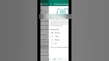 whatsapp disappearing messages 24 hours new update  !