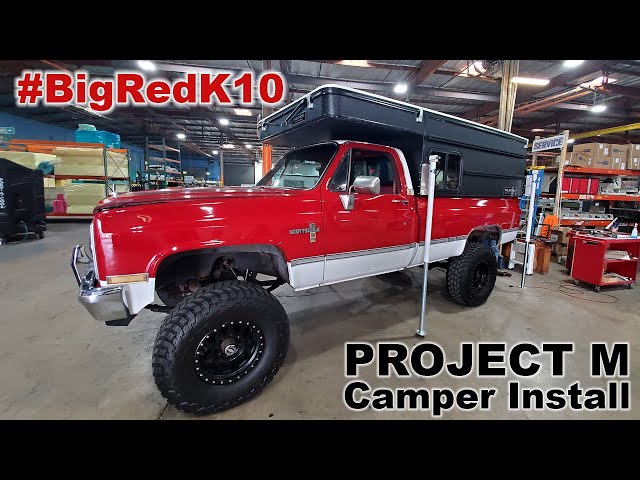 Four Wheel Camper Project M Installation on  Chevy K10 Squarebody Truck class=