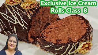 Exclusive Ice Cream Rolls Free Class 8 | Manisha Bharani Kitchen