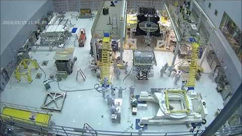 Time-lapse: Webbcam View of James Webb Space Telescope Instrument Installation