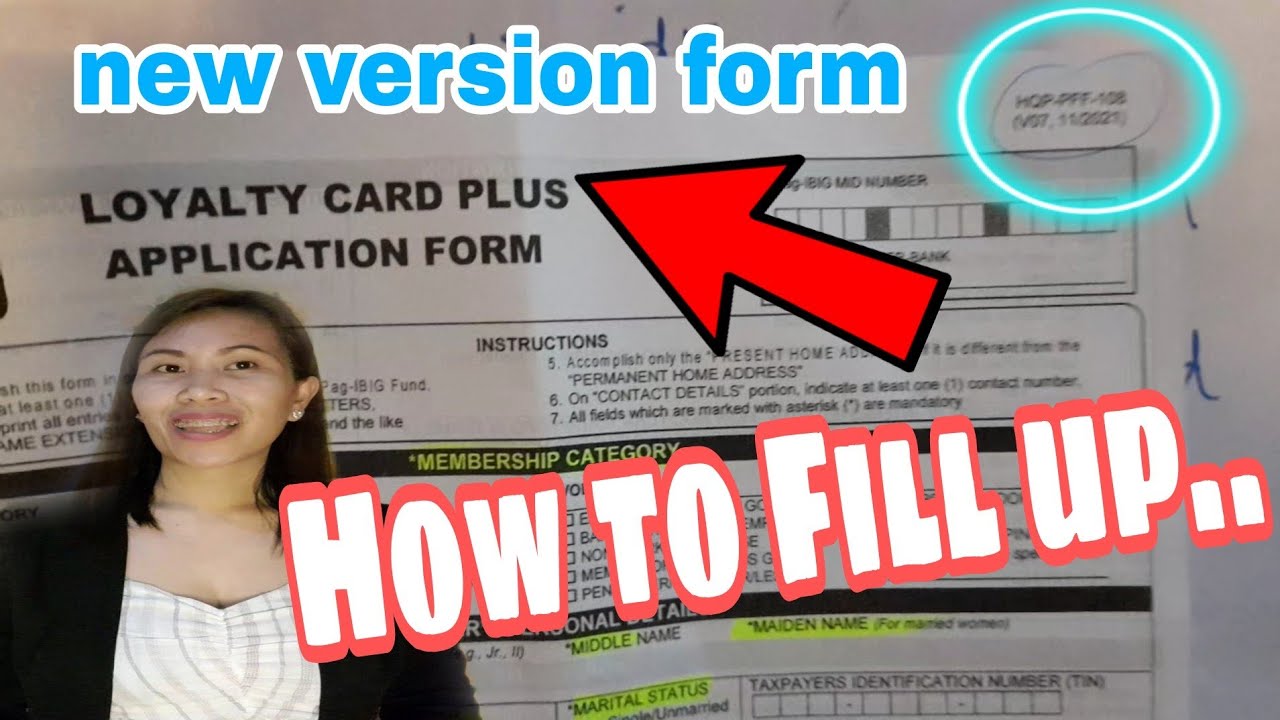 how-to-fill-up-pag-ibig-loyalty-card-plus-form-liziel-estoy-youtube