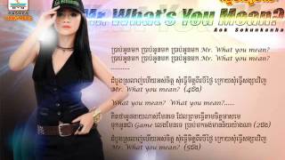 Mr. What's You Mean ? - Aok Sokunkanha [Official Audio]