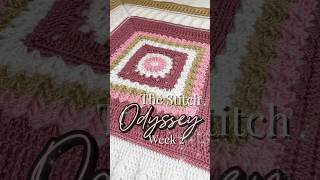 The Stitch Odyssey Wk. 2 complete!! ❤️ #wheeler8acres #crochet