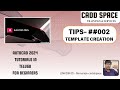 tip - 002  || Template Creation &amp; print setup in autocad 2024 ||