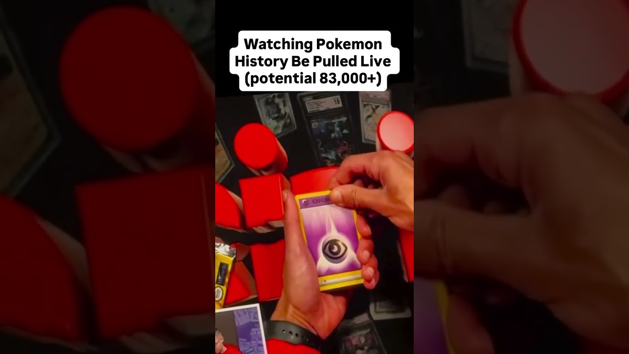 Potentially $83,000 Pokemon Card Pulled🤯   #pokemoncards #pokemontcg