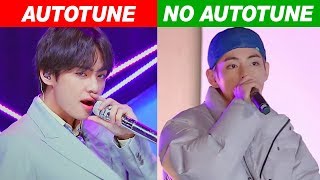 KPOP IDOLS AUTOTUNE VS NO AUTOTUNE (MV vs LIVE!)