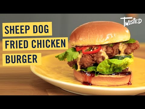 Sheep Dog Peanut Butter Chicken Burger Recipe