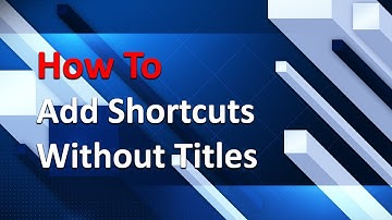 How To Remove text from icons on Windows
