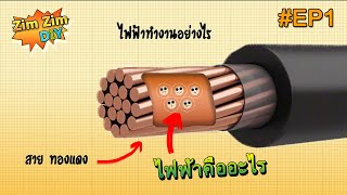 ไฟฟ้าเบื้องต้น EP1/3(ไฟฟ้าคืออะไร ? ไฟฟ้าทำงานอย่างไร?)