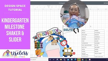 DIY Kindergarten Cake Topper Shaker, Slider, & Swivel Milestone Shaker Cricut Design Space Tutorial