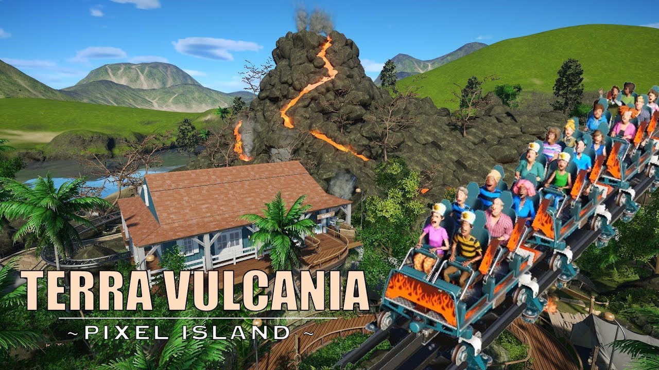 Coaster Terra Vulcania [double launch coaster] YouTube