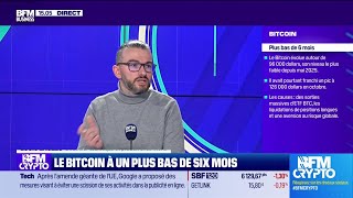 BFM Crypto, les Pros : Le Bitcoin à un plus bas de six mois