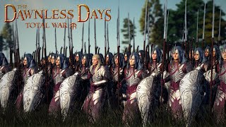 THE ELVES REFUSE TO GIVE UP! - Dawnless Days Total War Multilayer Siege