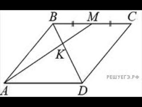 На рисунке в параллелограмме авсд на сторонах вс и ад отмечены точки м и н