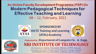 ATAL - FDP VALIDICTORY SESSION