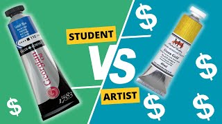 Artist vs Student Grade Paint - The Great Oil Paint Debate Resimi