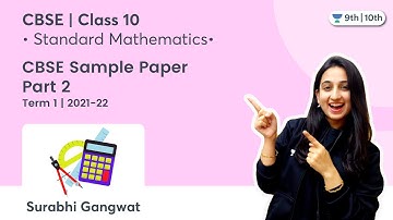 CBSE Sample Paper | Standard Mathematics | Part 2 | Class 10 Term 1 | Arshdeep Kaur