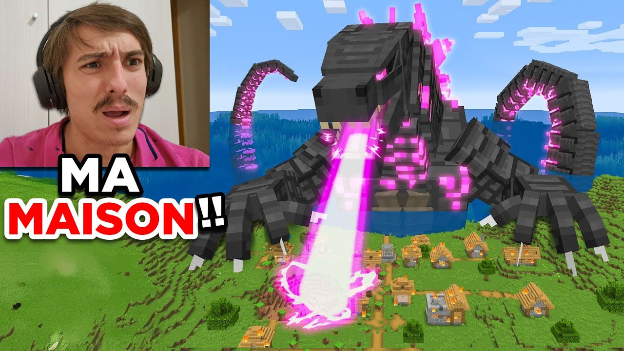 J'ai Trollé mon Pote avec GODZILLA sur Minecraft !