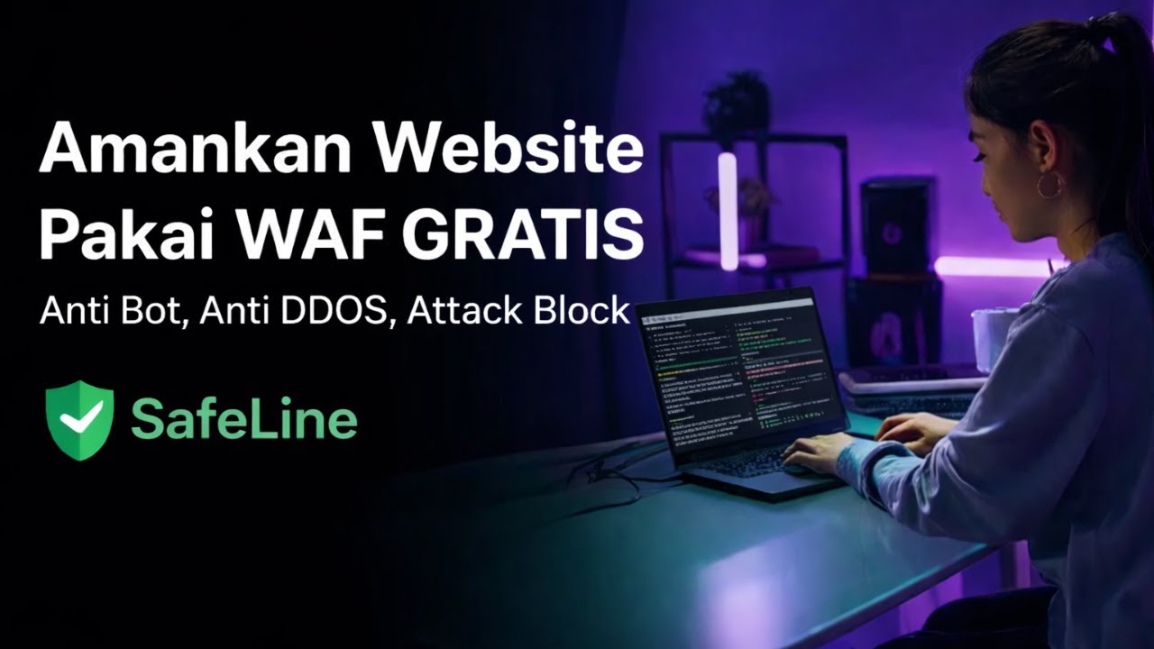 Cara Amankan Website dari Bot & Brute Force pakai SafeLine WAF | GRATIS & Self-Hosted