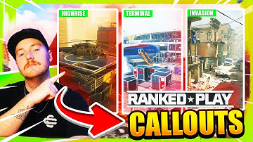 Pro RANKED PLAY CALLOUT GUIDE | Invasion, Highrise, and Terminal