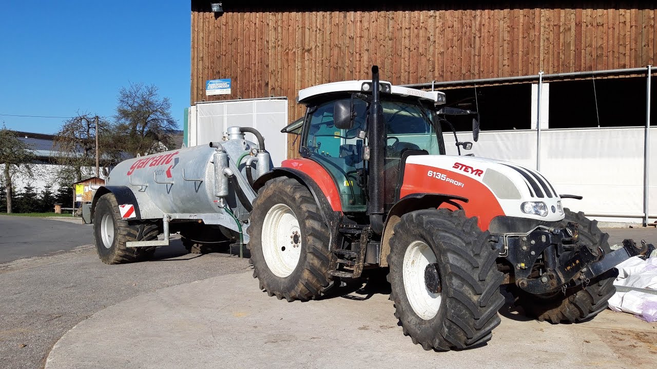 Gülle fahren 2019 | Steyr 6135 Profi & Garant Kotte