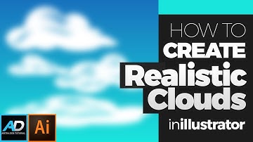 How to Make Clouds Design in illustrator | Adobe Illustrator Tutorial
