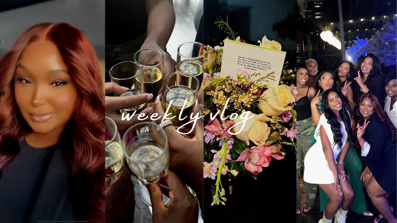 WEEKLY VLOG ATL CREATOR DINNER + MY TRUTH + SIP N PAINT + BEING PERFECT &MORE YUNNIEROSE