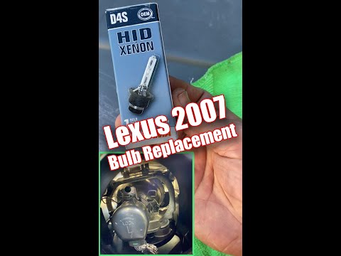 Lexus 2007 Low Beam Bulb Replacement