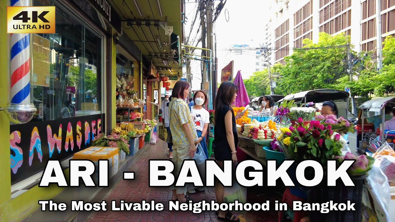 [4K] Bangkok ARI Area Walk | One of the Most livable Neighborhood | Thailand 2023