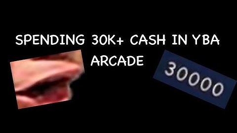 (got LEFT ARM) Spending over *30K+ CASH* In YBA Arcade