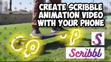 How to add scribble animation into your video using scribbl app with your phone