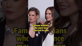 Famous lesbians who were once married to men #lesbians #drama #amercia #grossip #celebrities