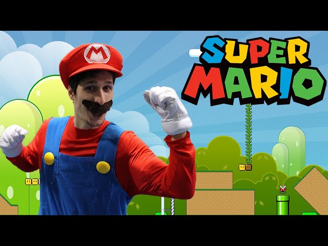 Super Mario Bros In Real Life (A day in the life of Mario) class=