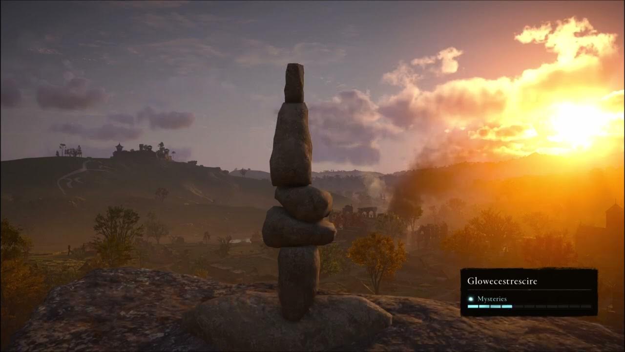 CLEEVE HILL CAIRN AT SUNSET ASSASSIN'S CREED VALHALLA YouTube