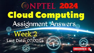 NPTEL Cloud Computing Quiz 2 Answers | Jan 2024