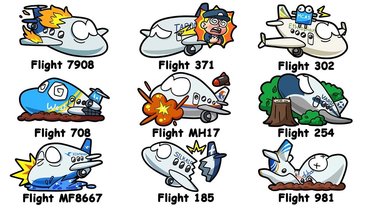 Every Tragic Aviation Accident Explored in 13 Minutes