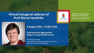 Virtual Inaugural Address | Prof Sheryl Hendriks