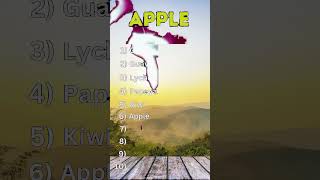 Famous Guess the 10 basic fruit types by missing letters quiz! Wealth